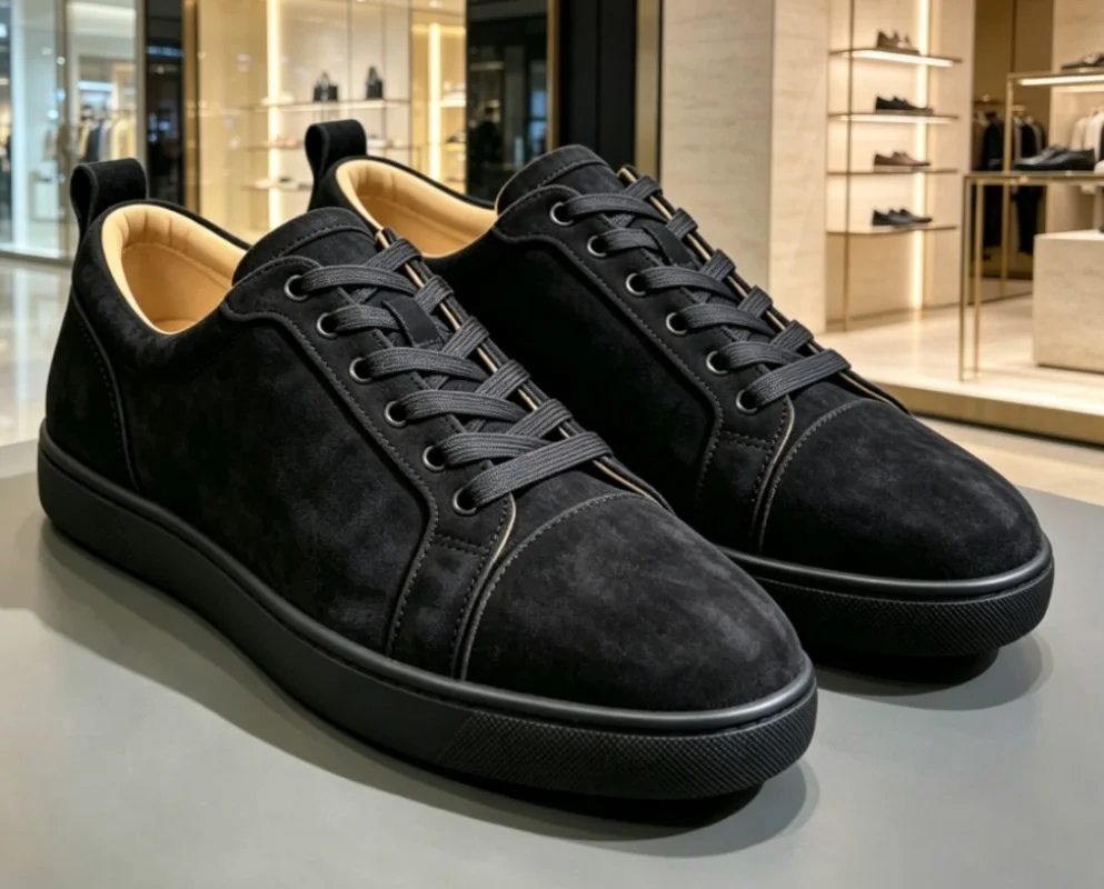 Men Shoes Red Bottom - New European red-bottom luxury casual sneakers