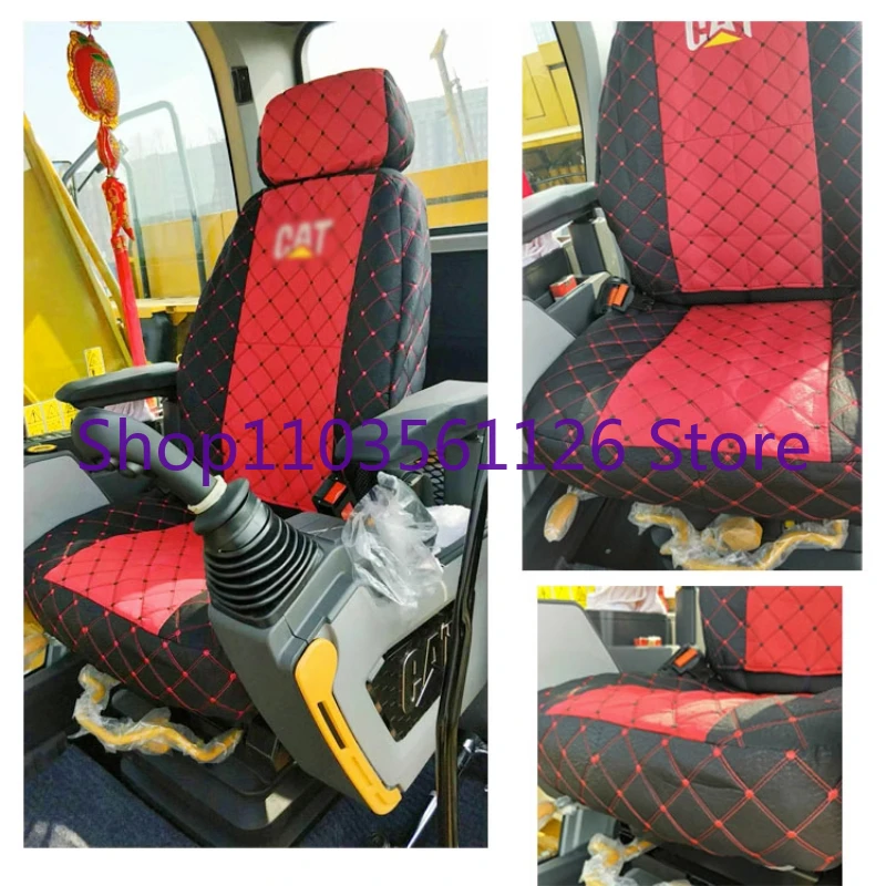 For Doosan Caterpillar Hitachi Saga Sany Hyundai Liugong Excavator Seat Cover Accessories