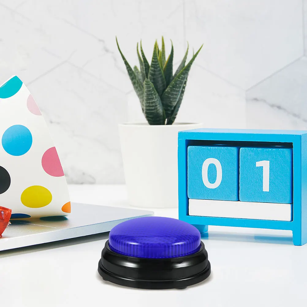 2 Botones de Sonido de Victoria con Luz, Botones de Respuesta para Juegos de Fiesta, Botones de Plástico para Programas de Televisión, Botones de Sonido