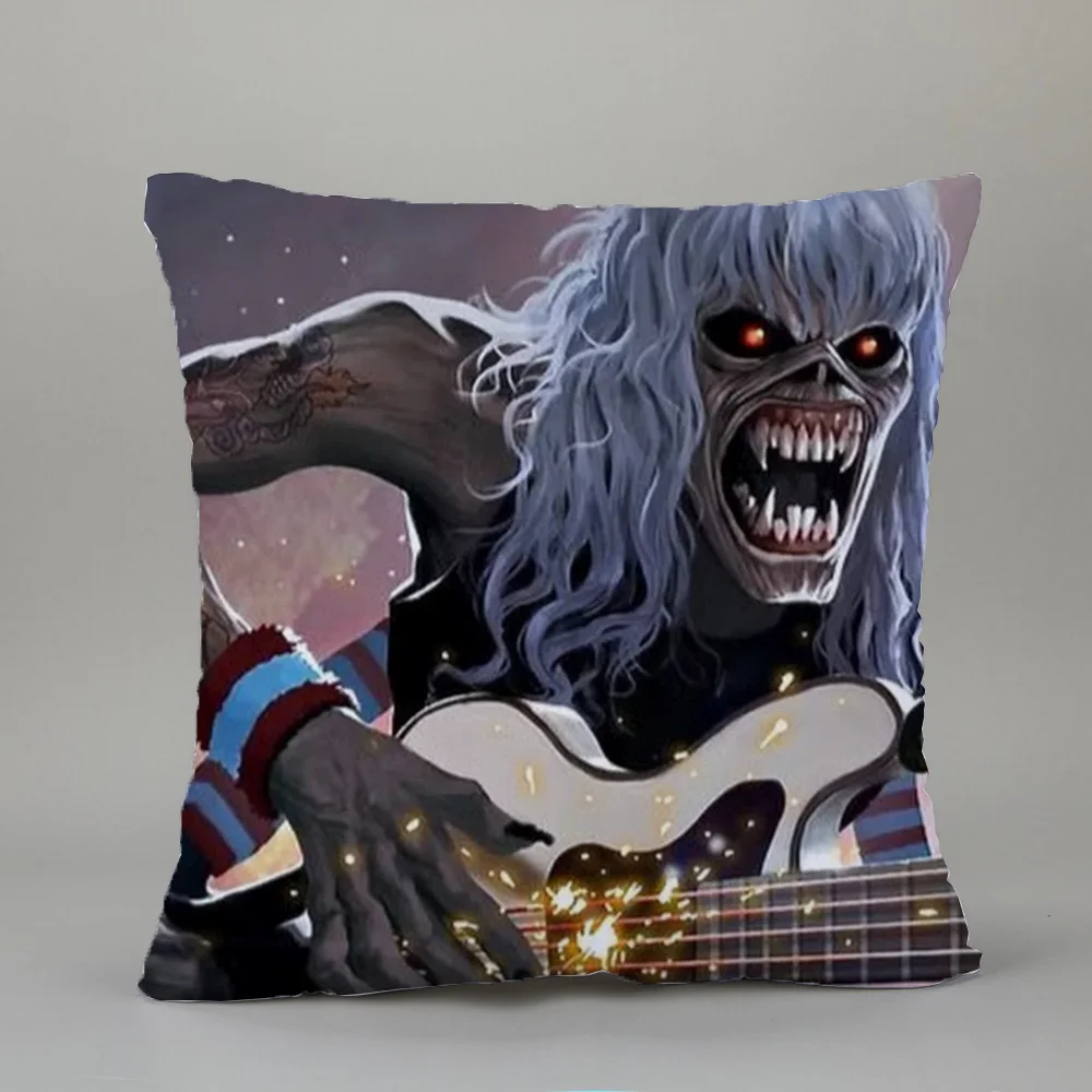 Luxury Living Room Decoration I-iron Maiden Personalized Gift Pillow Covers Decorative Cushion Decorative Pillows for Sofa Home