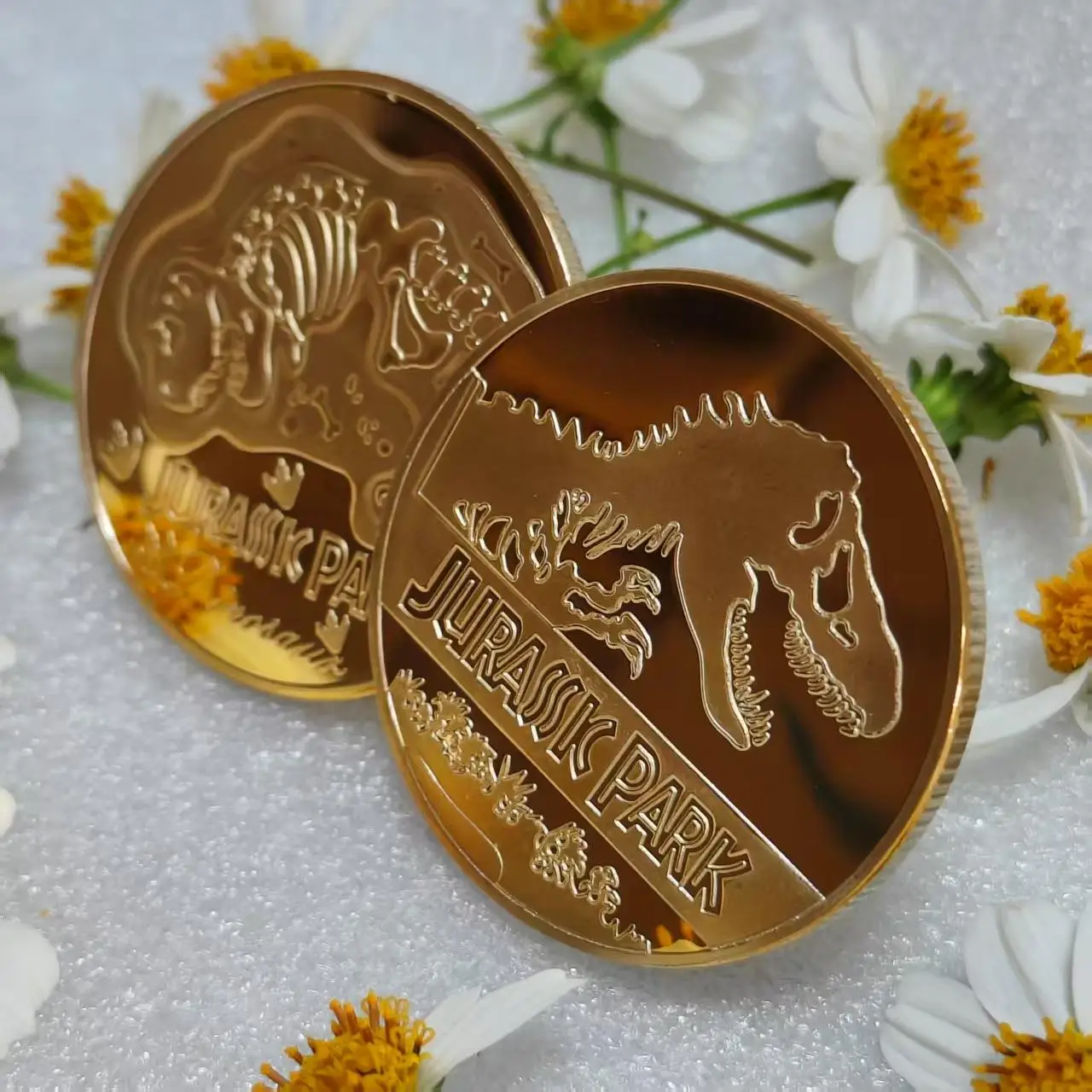 1pcs Dinosaur Decision Coin – Metal Commemorative Replica, Collectible Memorial Gift for Friends - view 3