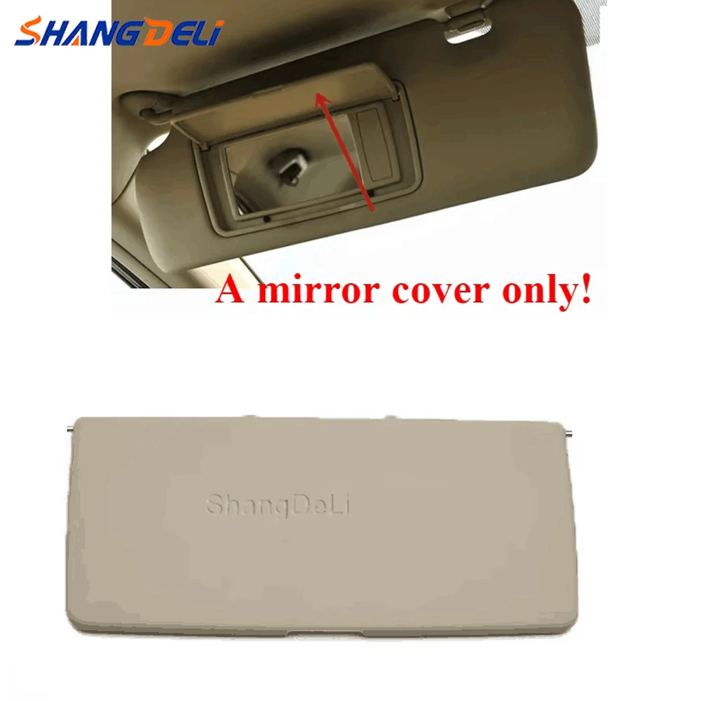 Car SunShade Cover Sun Visor Make-up Mirror Cover Sun Visor Mirror Cover Replacement Fit For Honda CRV CR-V 2012 2013 2014