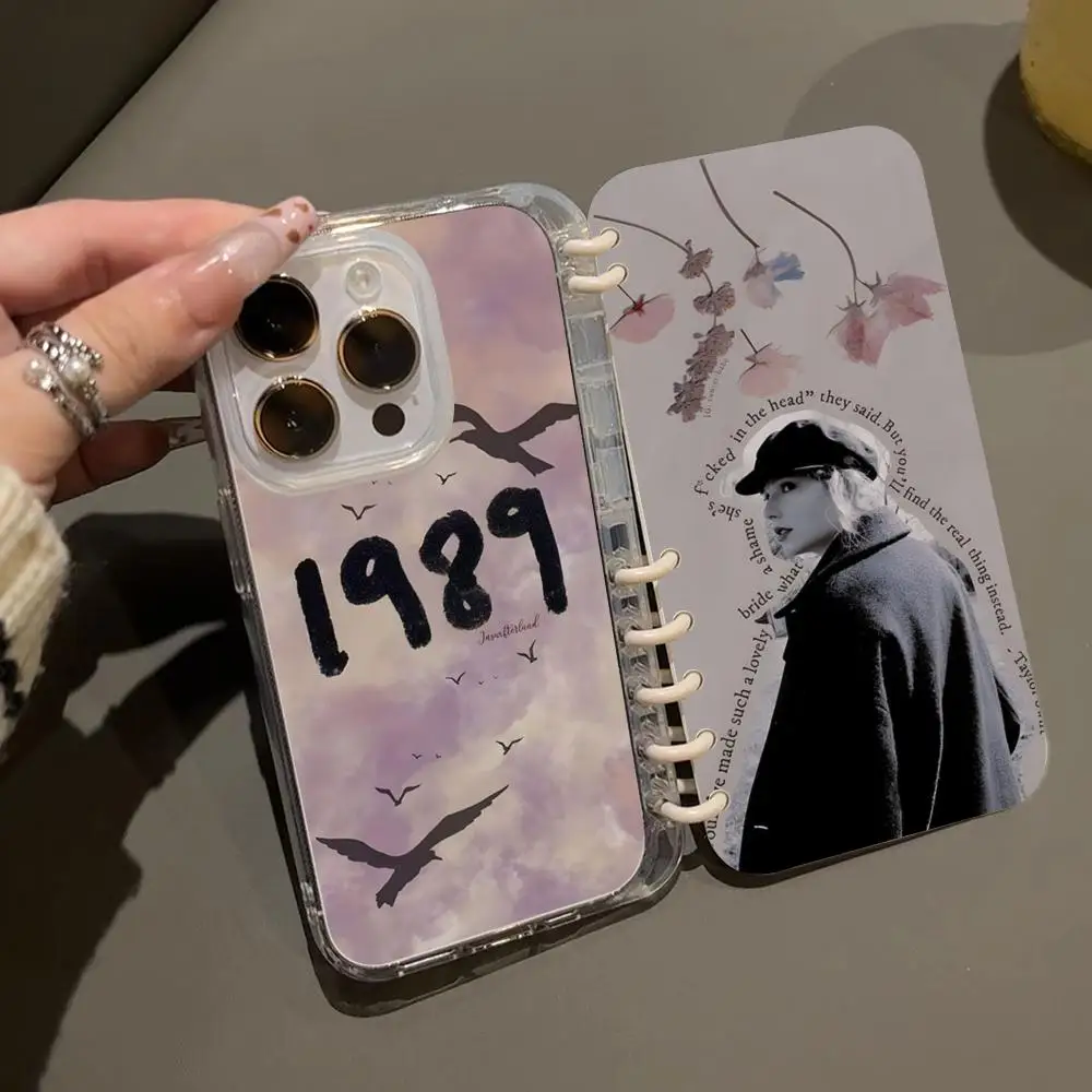 T-Taylor-TTPD S-SwiftS Phone Case for Iphone 17 16 15 14 13 12 11 Pro Max Plus book Cover view 5