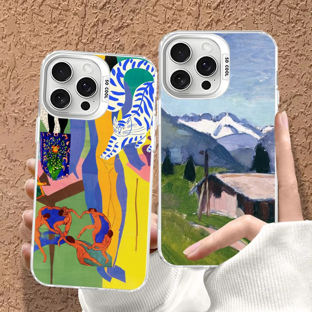 

Henri Matisse Art Painting Phone Case For IPhone 16 15 14 13 12 11 Pro Max X XR XSMAX 8 7 Plus Matte Shockproof Back Cover