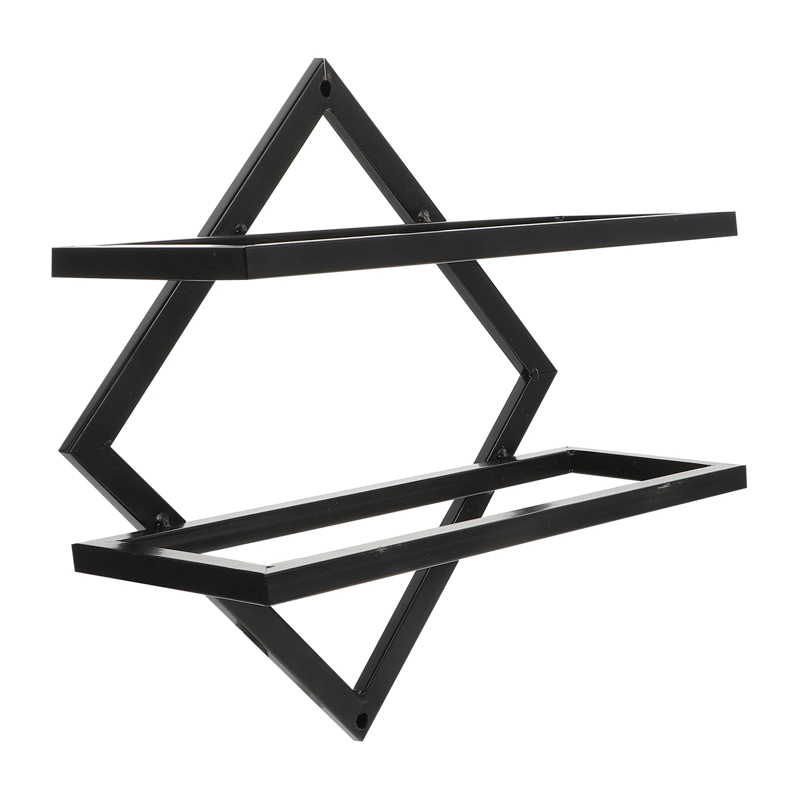 

Wall Mounted Rack Wrought Iron Bottle Storage Display Display Rack Stackable Home Decor Gift Creative Functional