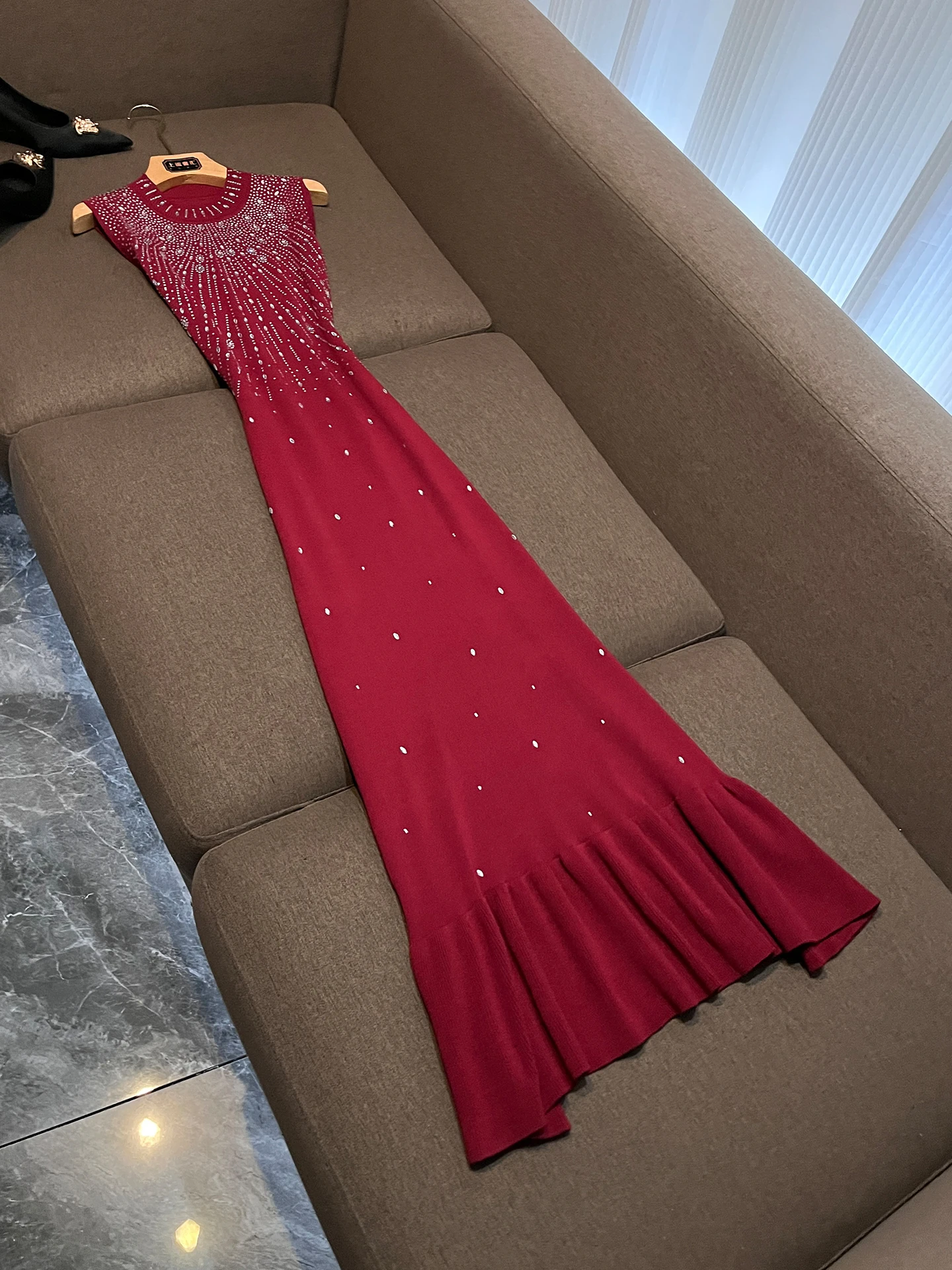 

Элегантное вечернее платье с пайетками, длинное, однотонное, с круглым вырезом, с эффектом утяжки талии, А-силуэт, для женщин