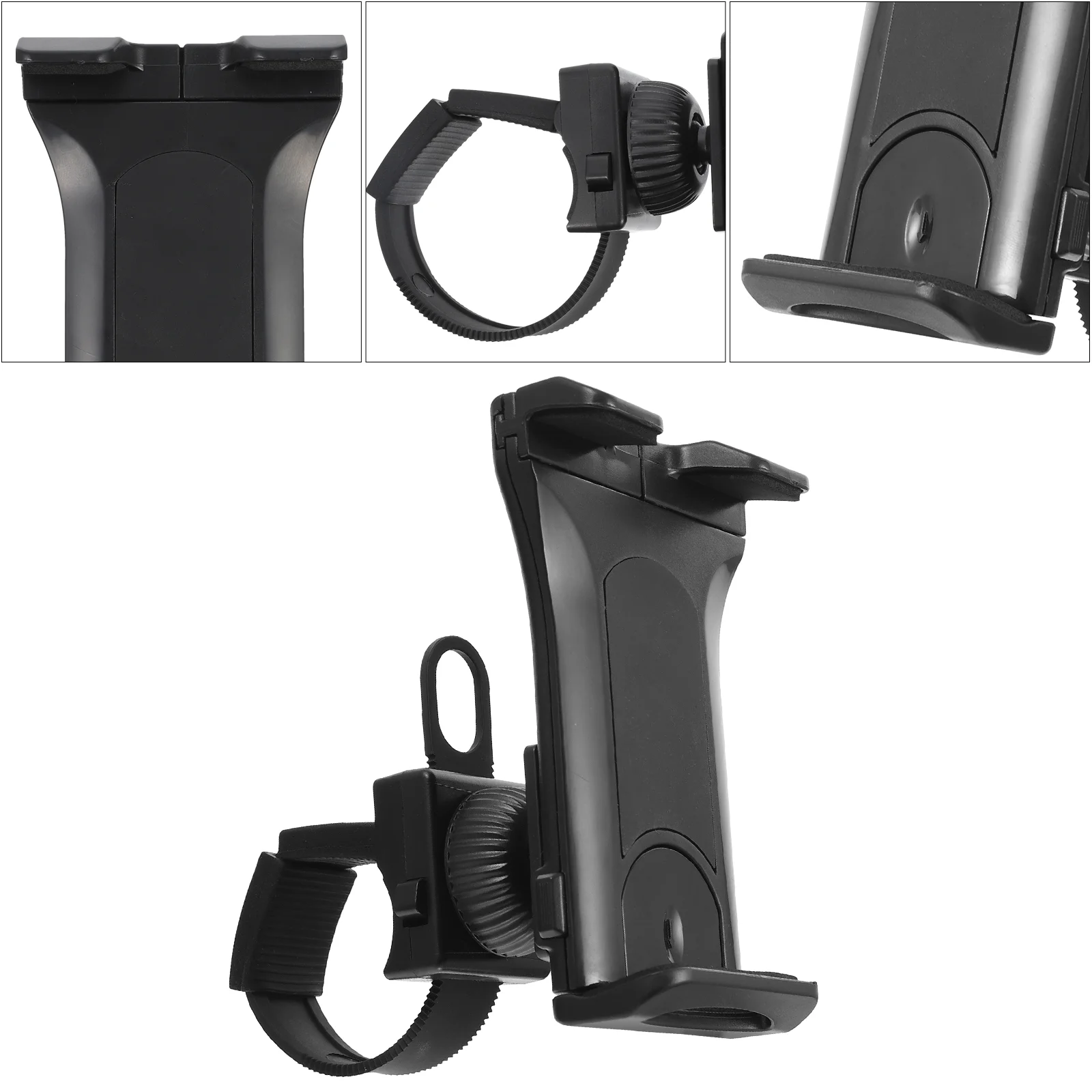 Tablet Stand Cell Phone Rotatable Mount Elliptical Scooter Stroller Rack Abs Holder Handlebar Clamp Bike