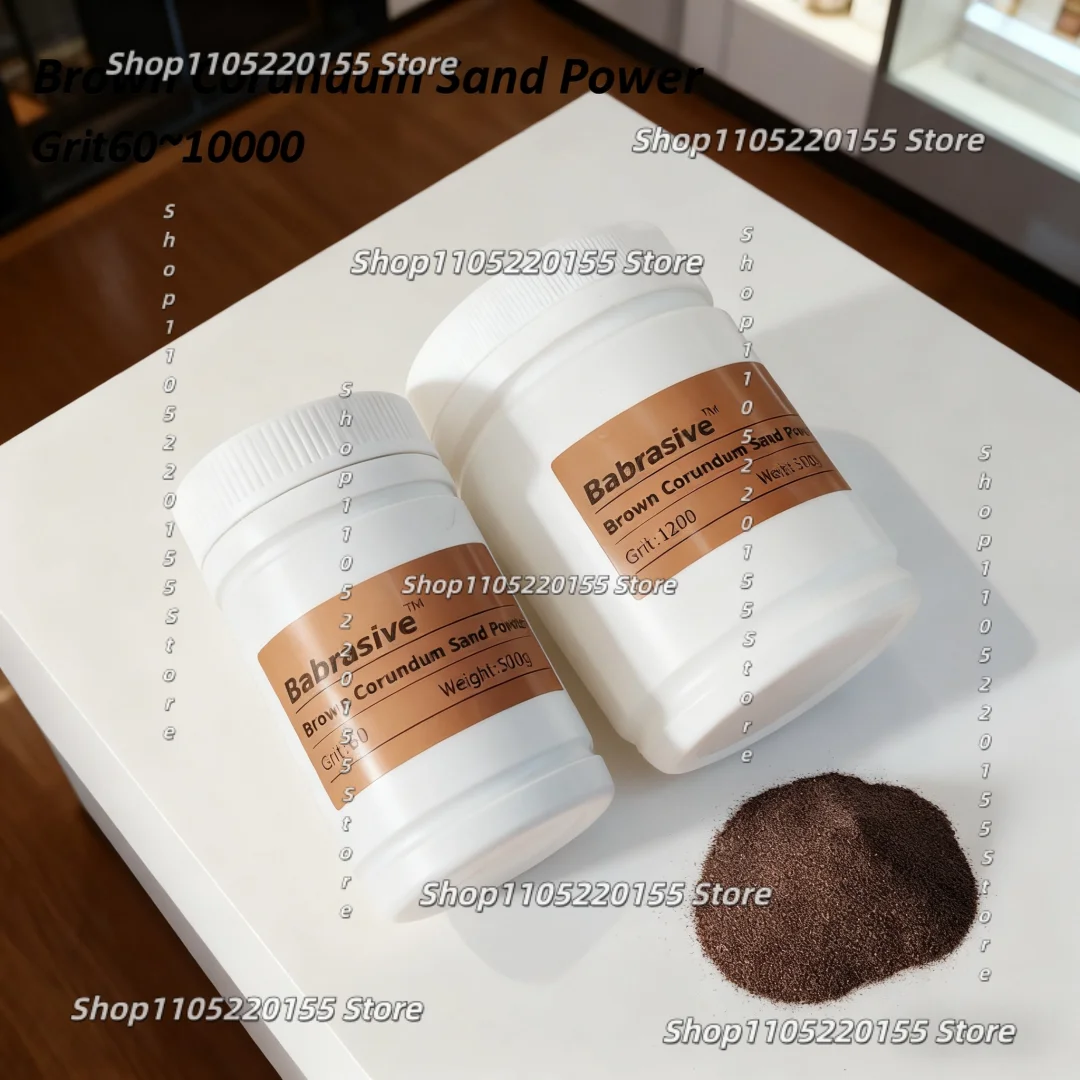 500g Brown Corundum Sand Abrasive Sandblasting Use Brown Fused Alumina Corundum Sandblast Polishing Grinding Powder Grit60~10000