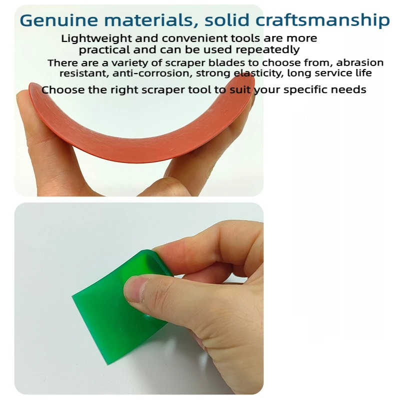 Ceramic Production Rubber Soft Scraper 3 Pieces Leather Trimming Billet Drawing Polishing DIY Scraping Mud Texture Tool