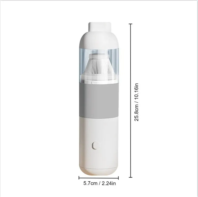 Автомобильный пылесос, перезаряжаемый ручной пылесос, портативный автомобильный пылесос двойного назначения, беспроводной пылеуловитель, большая сила всасывания