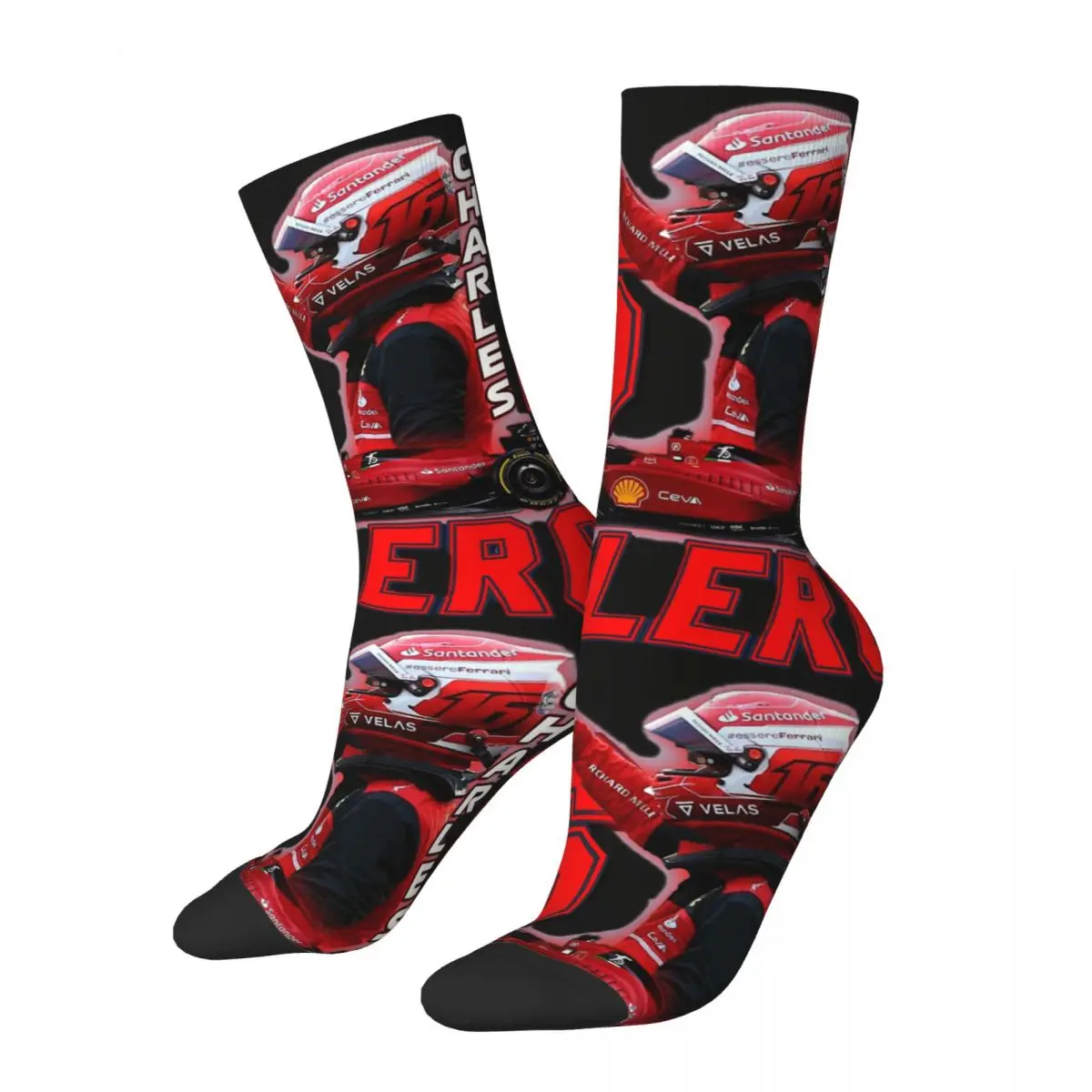 Vintage Charles Leclerc IPhone Case Charles Leclerc Delete Men's Compression Socks Unisex F1 22 New Car Race Street Crew Sock