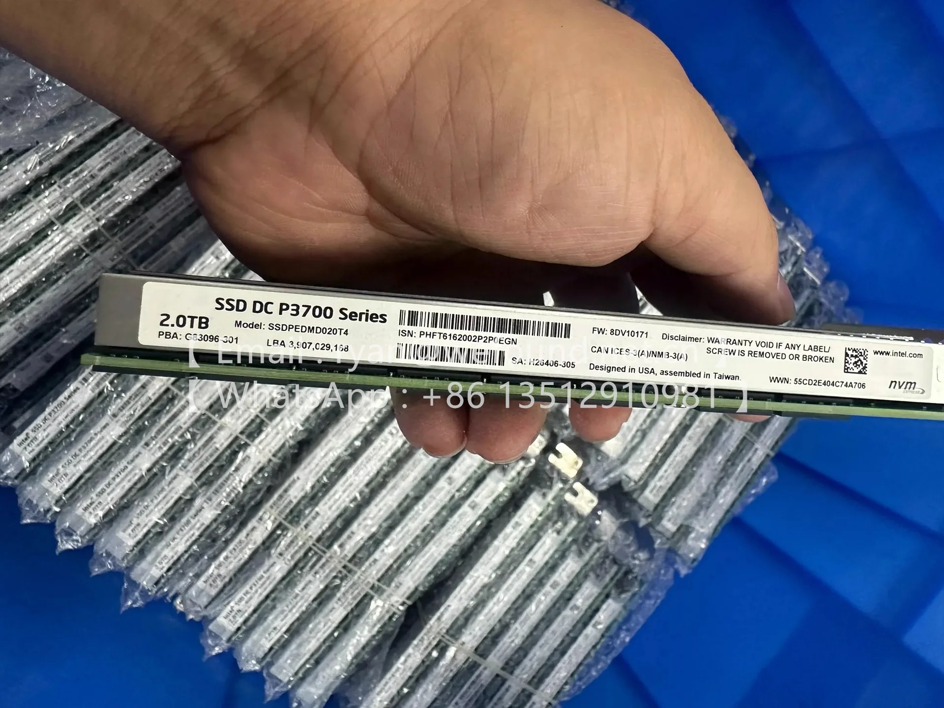SSD DC P3700 2T 2.0TB  SSDPEDMD020T4 PCIE , There is a use time. The health of the tray body is more than 90%