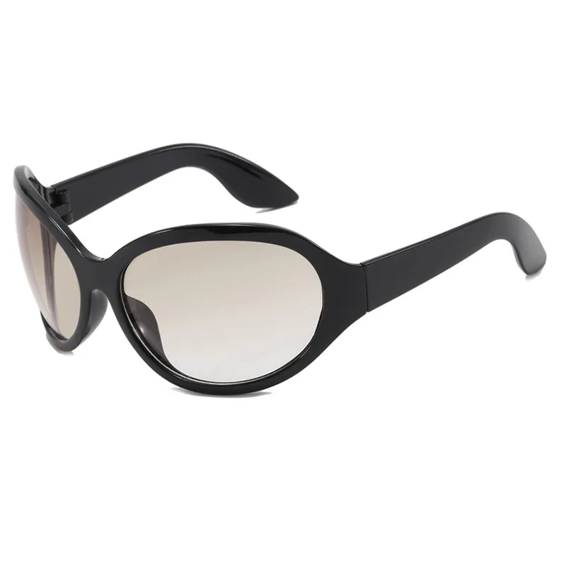 Gafas de Sol Ovaladas de Moda para Mujer, Estilo Y2K, Modernas y Elegantes, Gafas de Sol Retro Premium para Damas, Protección UV400