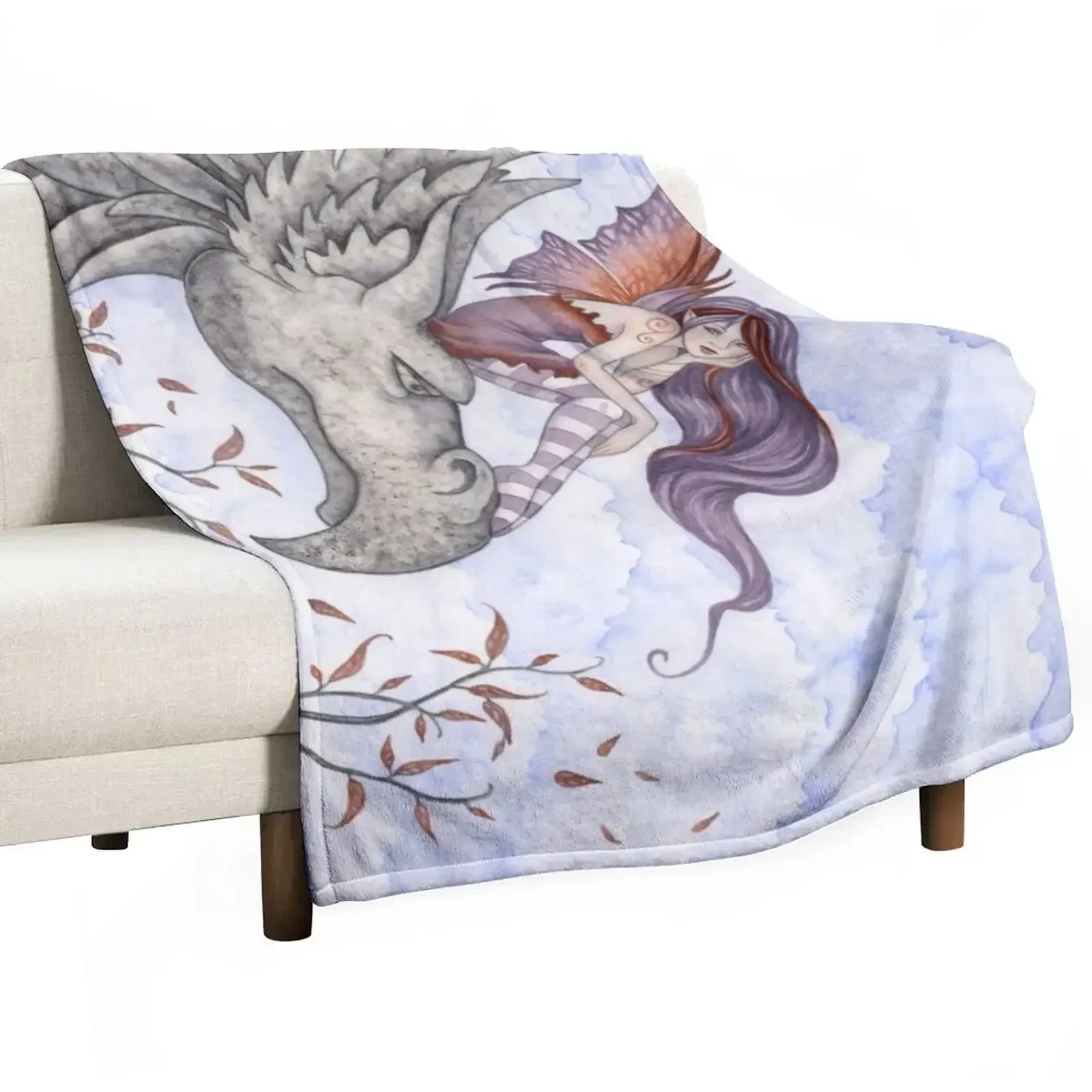 

Gryphons Perch Throw Blanket Loose anime Large Furrys Blankets