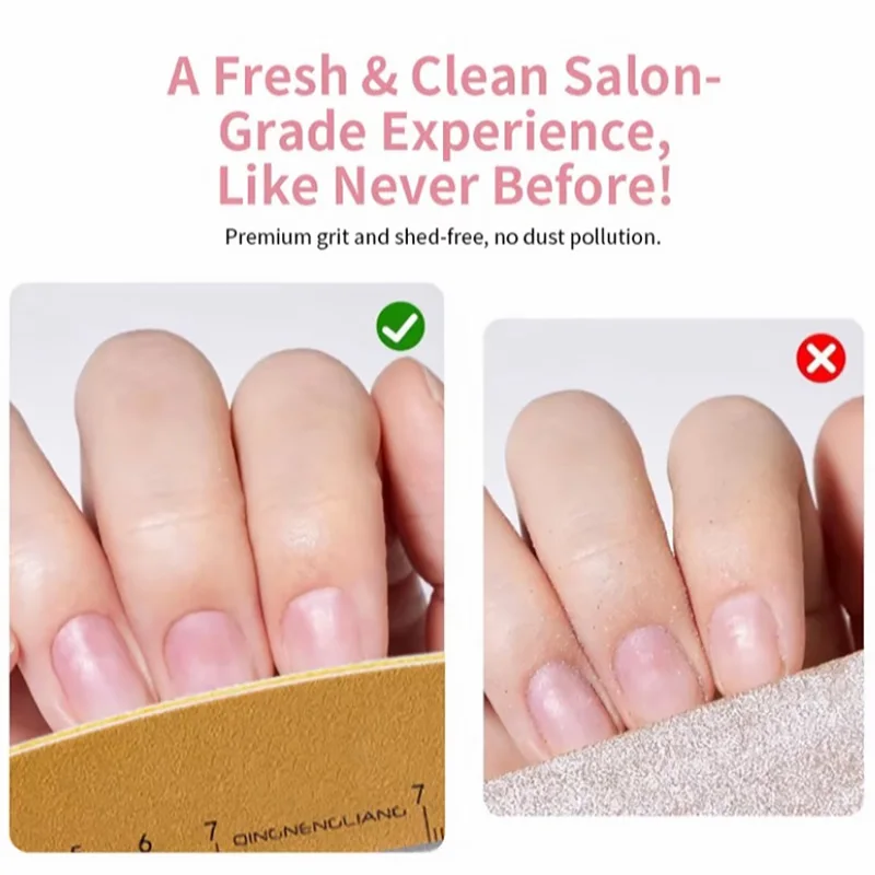 5/10Pcs Professional Nail Files 100/180 Grit Sanding Buffer Block Manicure UV Gel Nail Files Double Side Sandpaper Manicure Tool