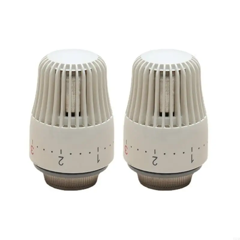 4XFD Easy to Install Temperature Control Reliable Heating Control 2pcs for Radiators