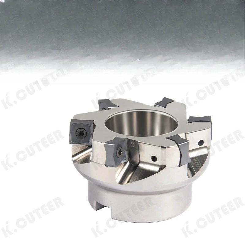 

75 Degree Milling Cutter 1604 Square Face Mill Head BAP400R-63 80 Hard Milling Machining Cutter Tools