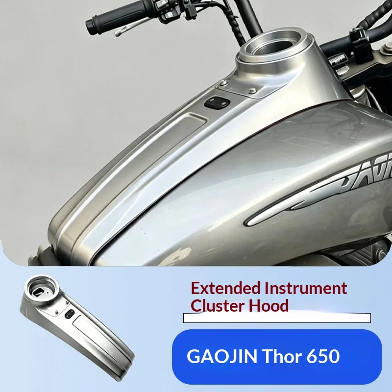 【Premium】For Kaiwei GAOKIN Thor650 Raised Fuel Tank Instrument Cover Retro Cruise Modification Non-destructive installatio