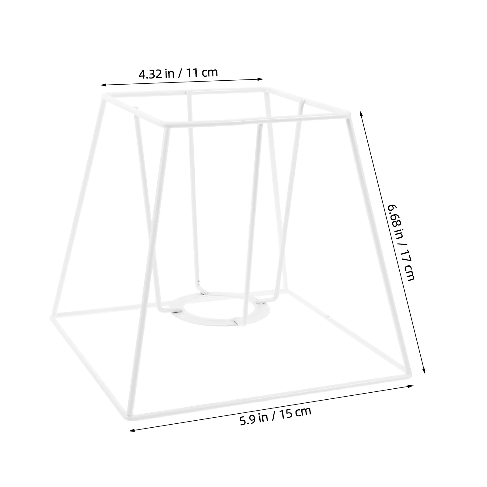 سلك الحديد غطاء مصباح الإطار قفص معدني هندسي للسقف قلادة الطابق مصابيح طاولة غسالة مجرب حلقة الأجهزة