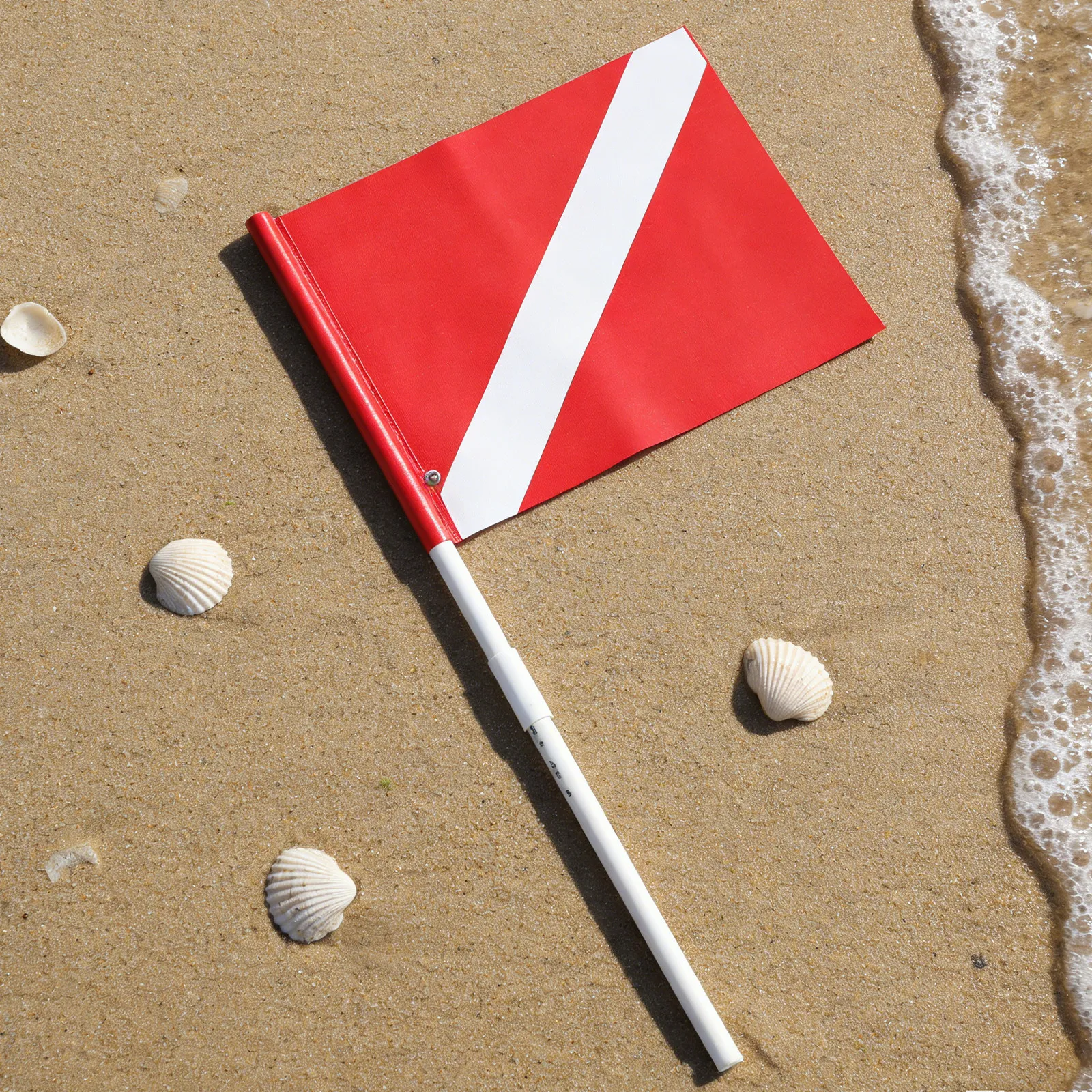 Red White Dive Flag Floating Scuba Diving Buoy 13x12 Emergency Scuba Dive Flag for Snorkeling Paddle Board Boat Safety