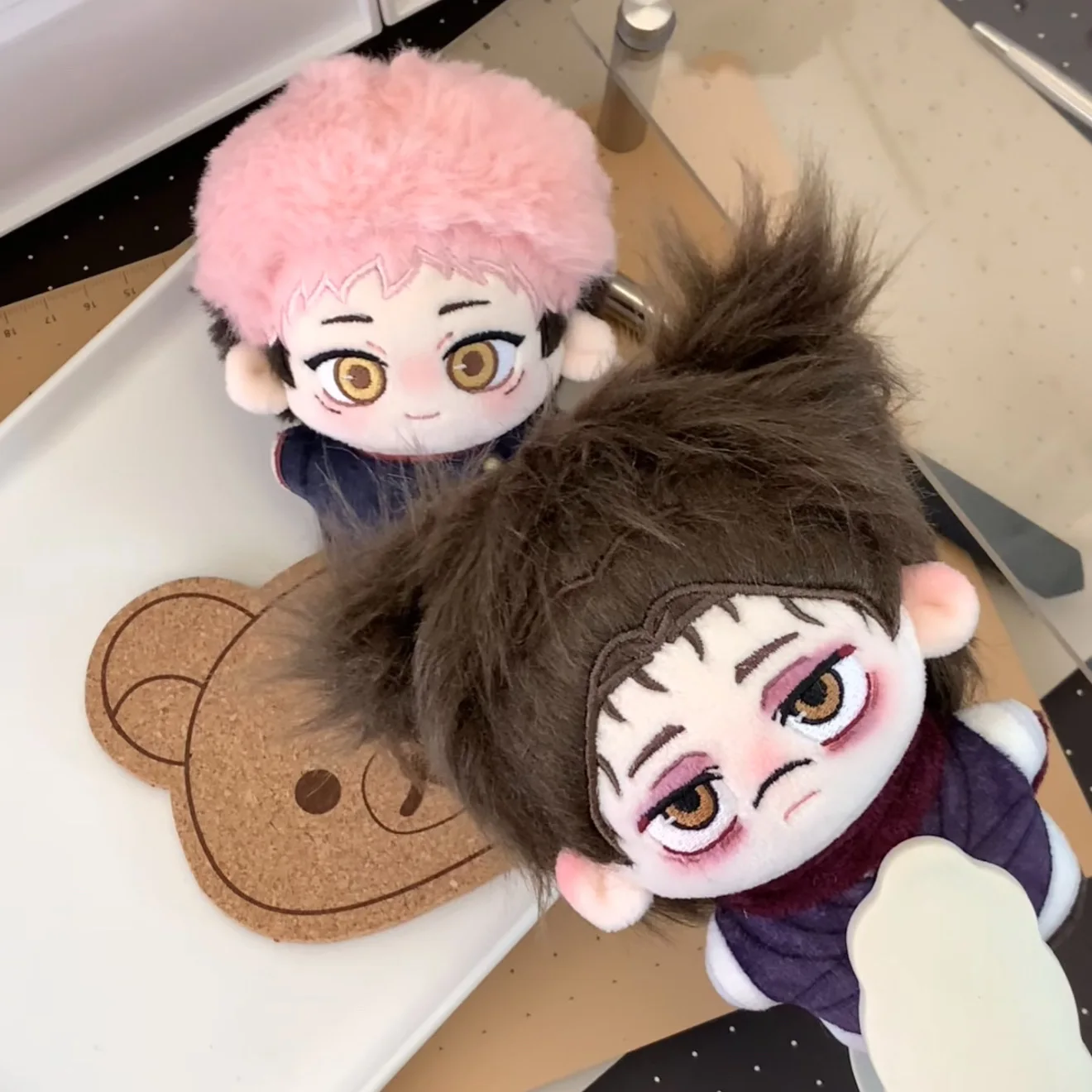 Cute Anime JJK Figure Geto Suguru Plush doll Juutsu Kaisen Merchandise Cosplay Choso Plush Cotton Figure Home Decoration Toys
