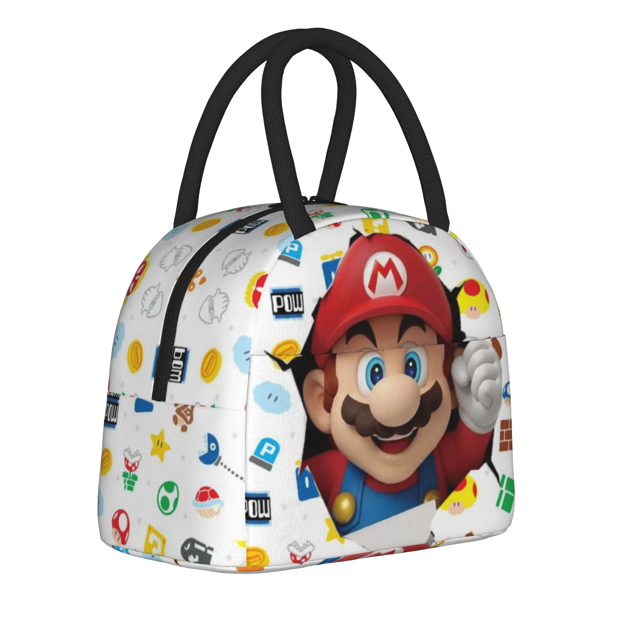 

marioes Accessories Insulated Lunch Bag For School Office Food Storage Bag Reusable Thermal Cooler Lunch Box