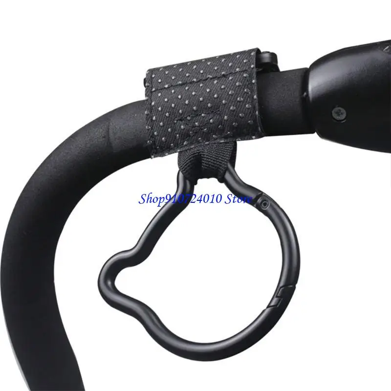 

77HD Convenient Strollers Bag Hanger Cartoon Bear Pushchair Cart Handlebar Organiser Hook for Outings and Shopping Trip