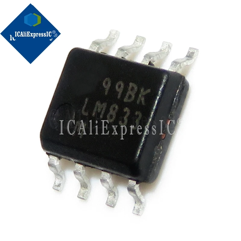 10pcs/lot LM833M LM833MX LM833 SOP-8 In Stock