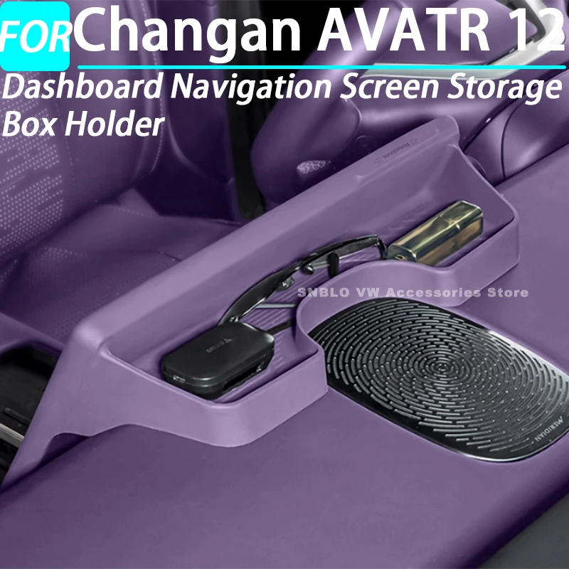 

Car Dashboard Navigation Screen Storage Box Holder for Changan AVATR 12 Interior Accessories 2026
