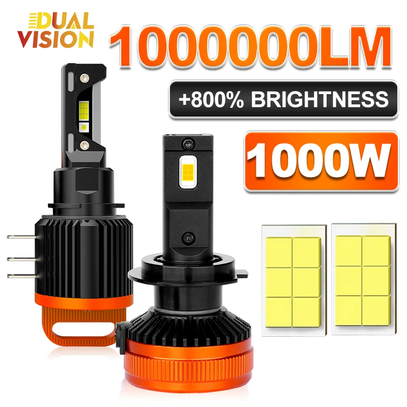 

H7 H15 LED Headlight Bulbs For Golf 6 MK3 Canbus Lamps H4 H1 H11 H9 9005 9006 9012 High Low Beam Car DRL for BMW Mercedes Audi