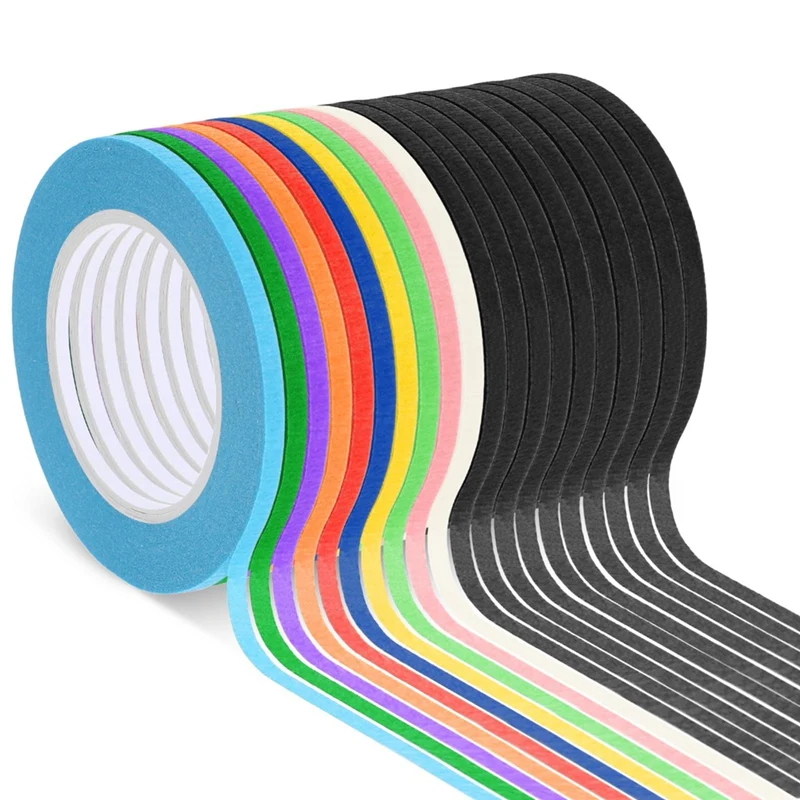 20 Rolls 1/8 Inch Whiteboard Tape Line,Graphic Tape, Pinstripe Tape For Dry Erase Board, Draping Tape,Gridding Tape