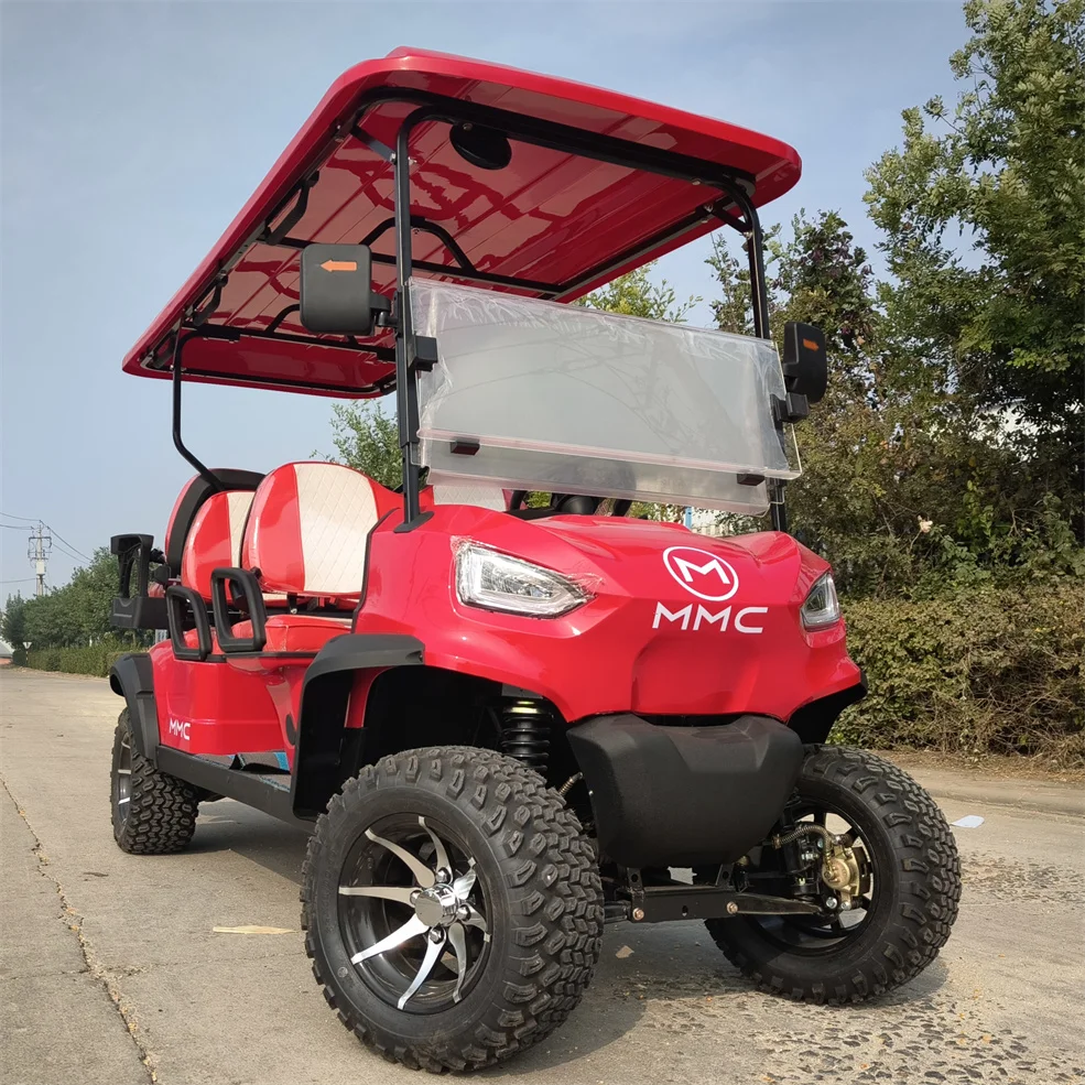 Quality Mobility Scooter Club Car 2 4 6 Seats Electric Golf Buggy 48V 5000w Motor Off Road Golf Cart