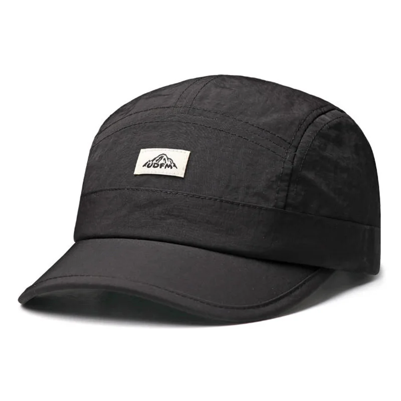 Summer Quick-Dry Outdoor Sports Cap with a Short Brim, Featuring a Vintage American Style And a Duckbill Design