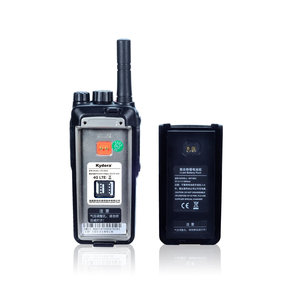 Kydera LTE-880G 6000mAh 4G ptt android karta sim walkie talkie 500 mil telefon przenośny android