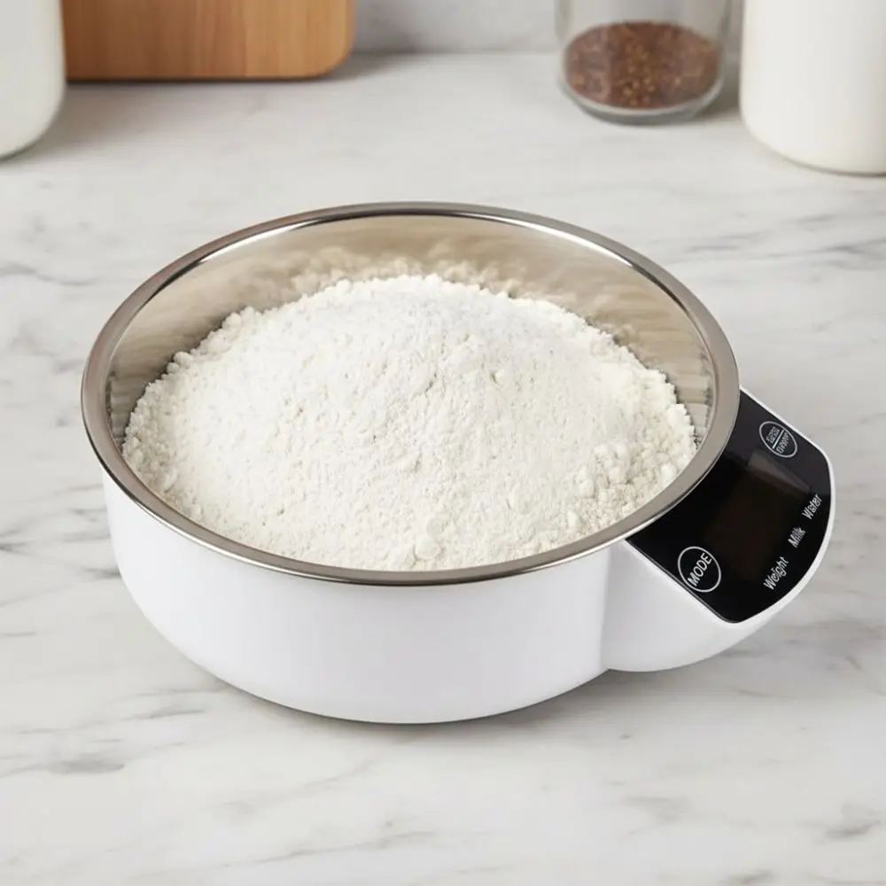 Detachable Stainless Steel Electronic Bowl Scale Accurate LCD Display Food Bowl Scale Conversion Units Battery Powered