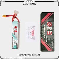 Gaoneng GNB 550mAh 90C 2S 7.4V 3S 11.1V 4S 14.8V Lipo Battery With XT30U-F Plug for RC FPV Racing Drone