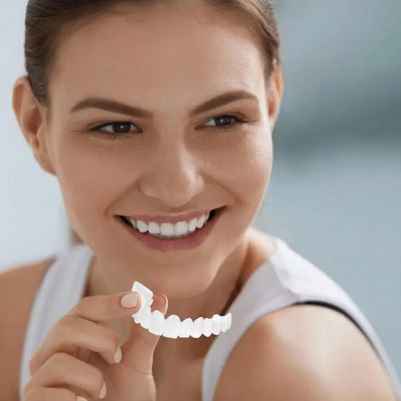 القشرة المفاجئة على الأسنان عدة غطاء الأسنان وهمية المفاجئة على، الأسنان وهمية محاكاة الأسنان الأقواس القشرة أطقم الأسنان مستحضرات التجميل الأسنان وهمية 2027. * #4