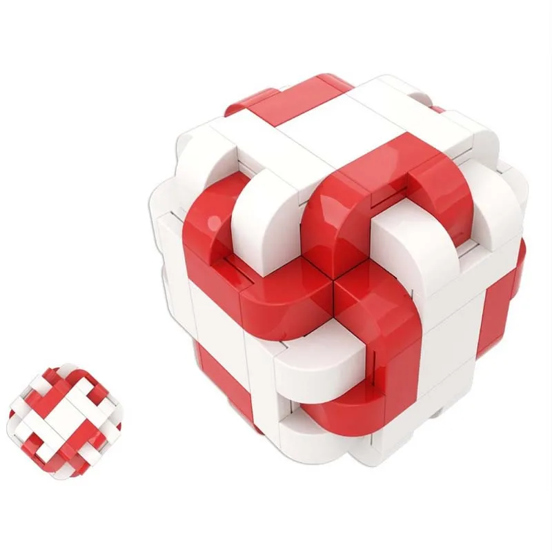 カラフルな144ピースキューブサプライズフィンガーチップMOCビルディングブロックブリックおもちゃパズル組み立て新しいストレス解消誕生日プレゼント