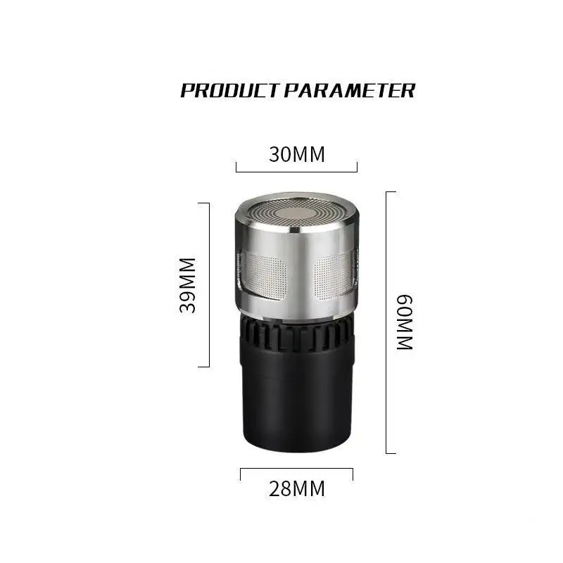 [COA]613 Metal Head Moving Coil Microphone Diaphragm Transducer Sound Head Professional-grade Microphone Capsule[COA]