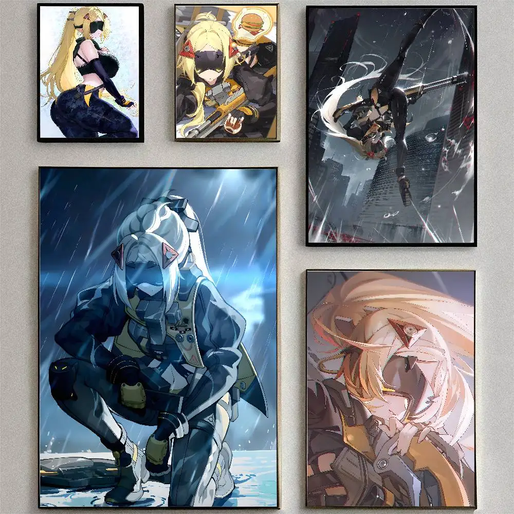 Game Zenless Zone Zero Trigger Posters High Quality Self-adhesive Wall Art Decorations Color Prints Sticky