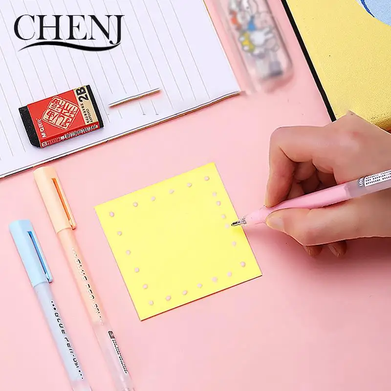 Mohamm Solid Glue Stick Pen Shape Candy Color Quick-drying High Viscosity Creative Students Stationery