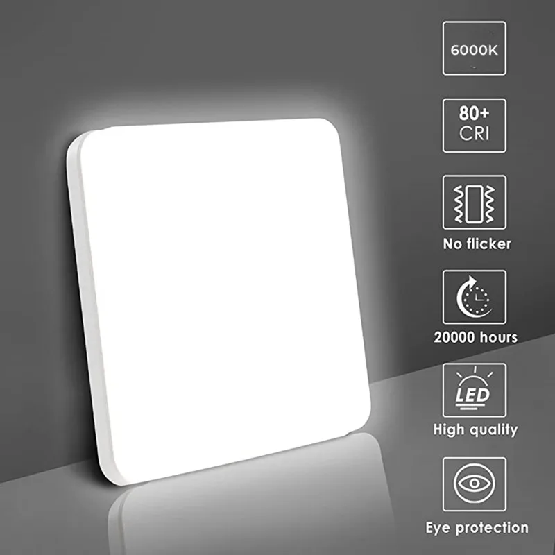 LED-Deckenleuchten, intelligente LED-Deckenleuchten, 36 W, 24 W, 18 W, PIR-Nachtlicht-Sensor, Wandleuchten für Zuhause, Treppen, Flur, Leuchte