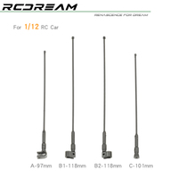 RCDream Simulated Antenna Aerial Decoration Signal Pole for 1/12 1/18 1/10 1/8 RC Car Crawler TRX4m MN168 MN-222 MN82 Mn99s UDR