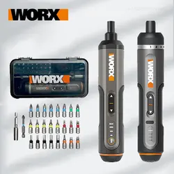 HOT WORX 4V WX242 Electric Screwdrivers Set Manual Automatic Wireless Precision Screwdriver Household Hand Power Tools Set