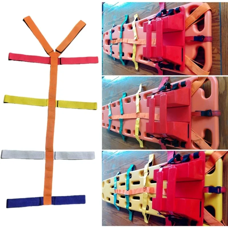 Spider Strap Spinal Fixation Personal Immobilization EMS Band Device Adjustable Surgical for Spine Board Device First Aid Band