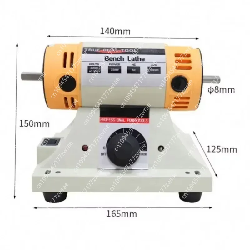 220V Tile Polishing Machine DIY Woodworking Jade Jewelry Dental Lathe Motor Grinder-Industrial Machinery and Equipment