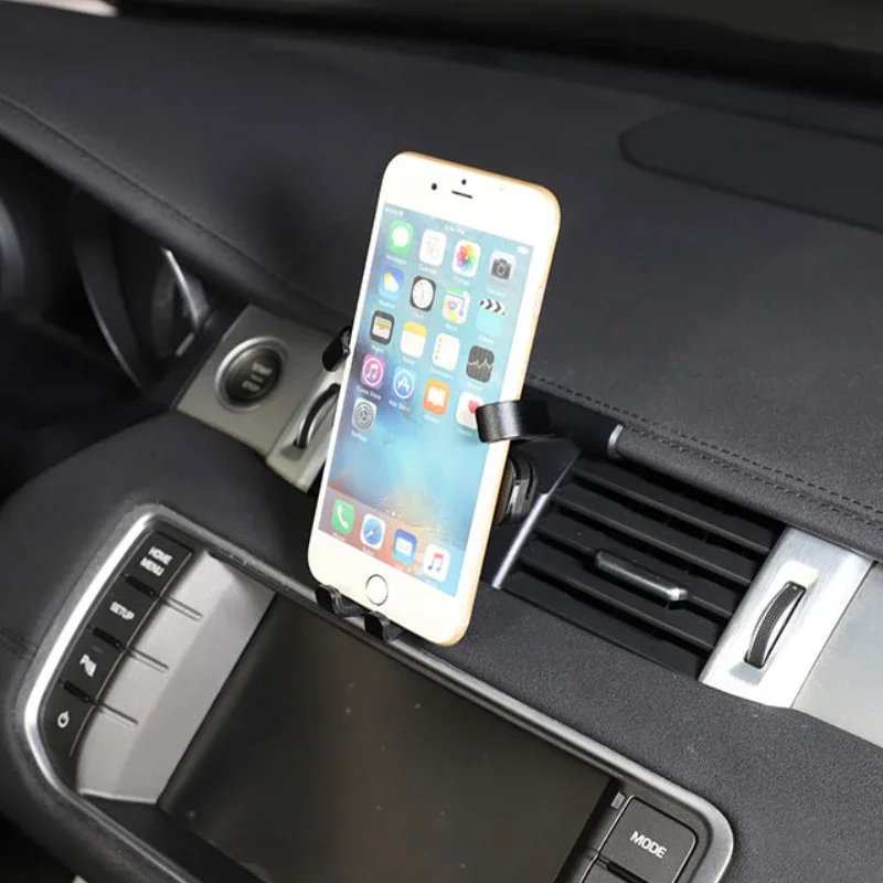 

For Land Rover Evoque 2012-18 Car Central Control Air Outlet Mobile Phone Holder GPS Navigation Bracket Interior Car Accessories