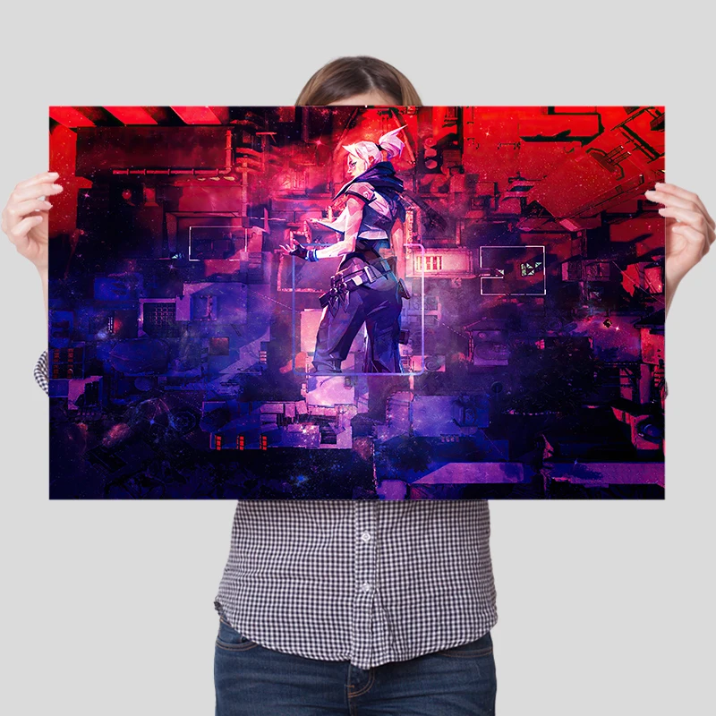 Valorant Game Posters, Wall Stickers, Decorations, E-sports Games, Internet Cafes Café Murals, Dormitory Bedrooms, Hanging Paper