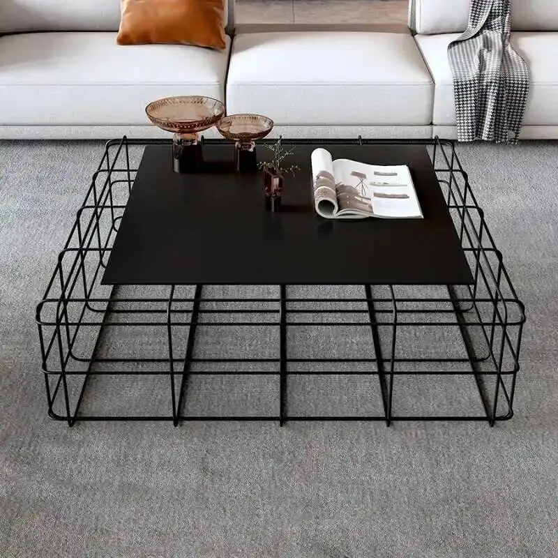 

Aesthetic Modern Decoration Simple Metal Coffee Table Minimalist Coffee Table Decoration Industrial Couchtisch Patio Furniture