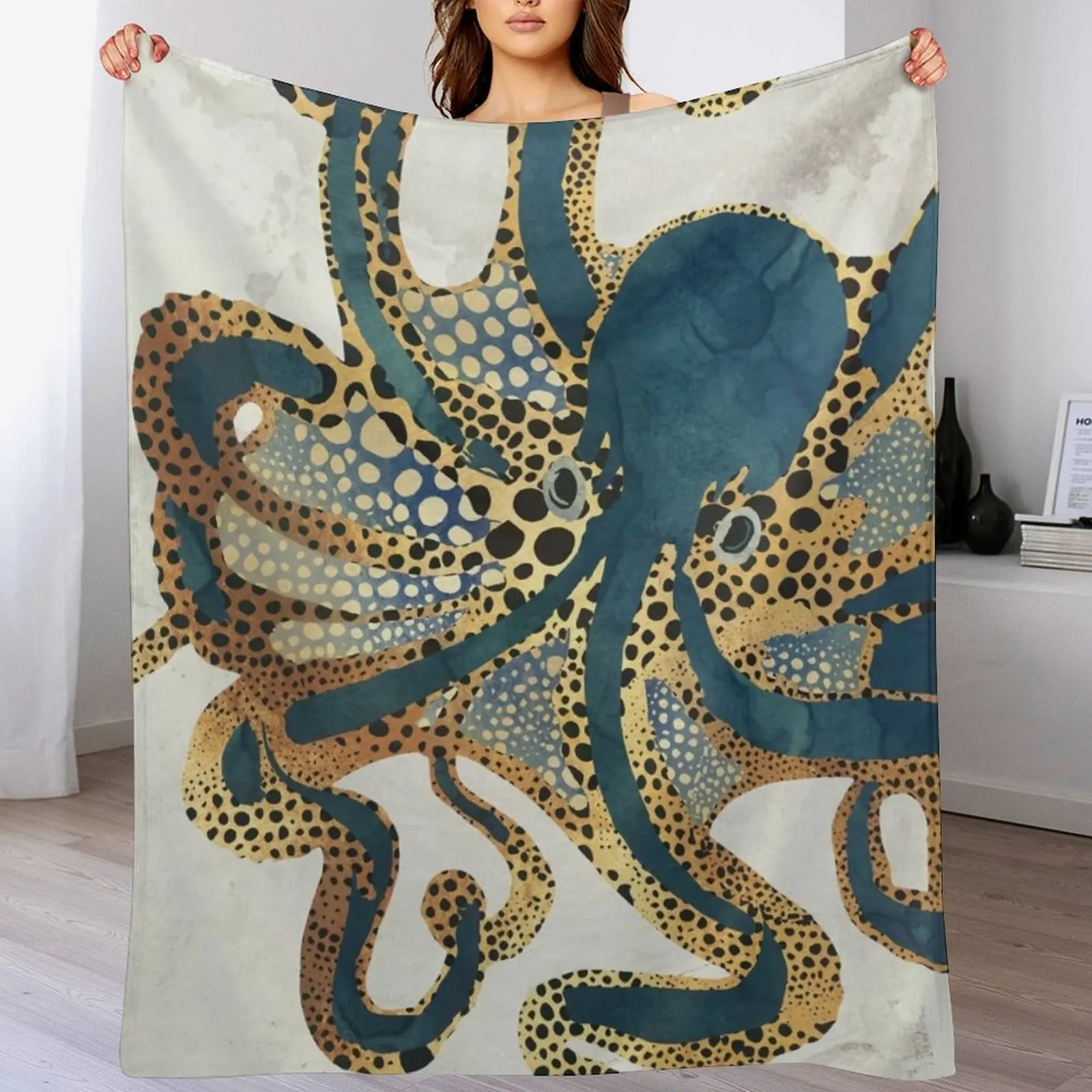 

Underwater Dream VI Throw Blanket Camping Single Blankets